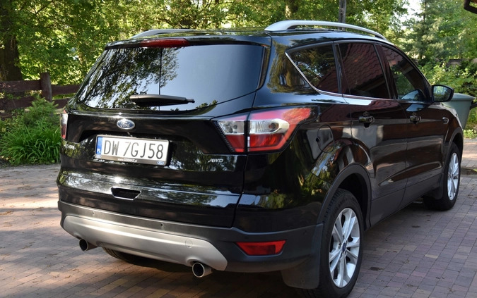 Ford Kuga cena 89500 przebieg: 99500, rok produkcji 2019 z Wrocław małe 497